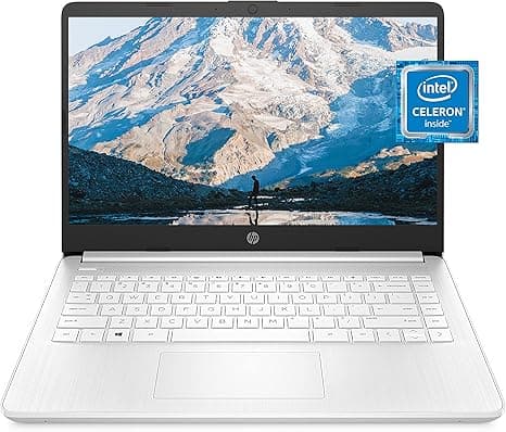 HP 14 Laptop, Intel Celeron N4020, 4 GB RAM, 64 GB Storage